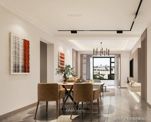 昂品国际设计刘念 首钢贵州之光130平米公寓室内装修设计作品赏析